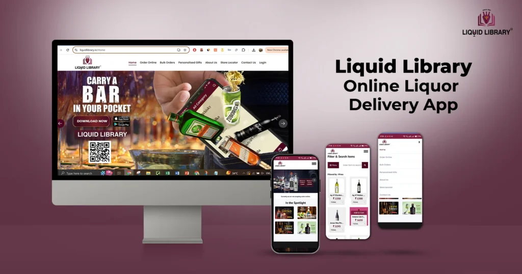 Liquid Library - Online Liquor Delivery App