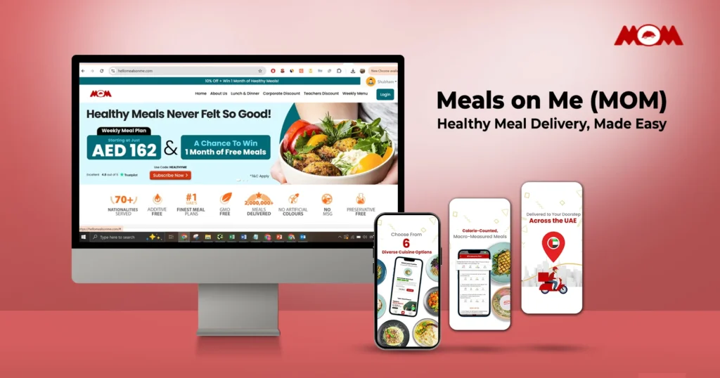 Meals on Me (MOM) – Healthy Meal Delivery, Made Easy