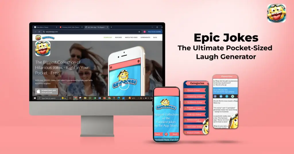 Epic Jokes – The Ultimate Pocket-Sized Laugh Generator